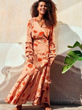 green and purple maxi dress Rose Rain Oz's Witch Green & Purple Floral Maxi Dress – Sugarplum Store